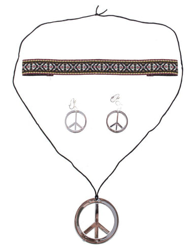 e-carnavalskleding-SYK Juwelen set peace
