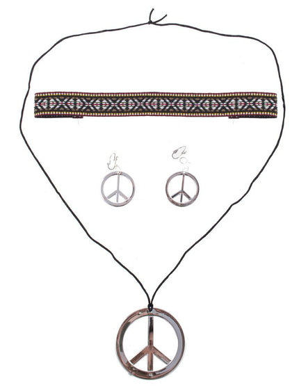 e-carnavalskleding-SYK Juwelen set peace
