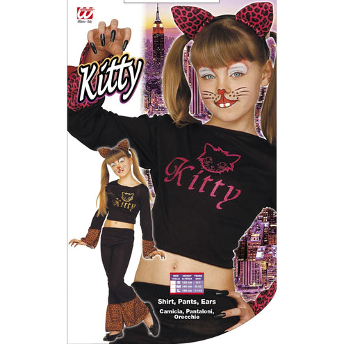 e-carnavalskleding-SYK Katten pak Kitty kind
