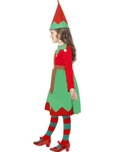 e-carnavalskleding-SYK Kerst elf pak meisje Elsa