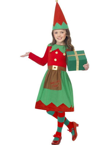 e-carnavalskleding-SYK Kerst elf pak meisje Elsa