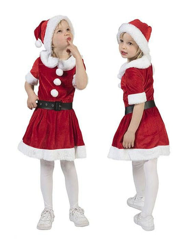 e-carnavalskleding-SYK Kerst jurkje voor meiden