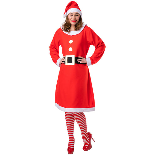 e-carnavalskleding-SYK Kerstjurk Bianca dames