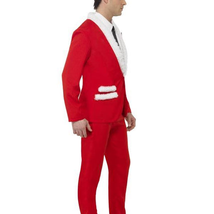 e-carnavalskleding-SYK Kerstman kostuum luxe