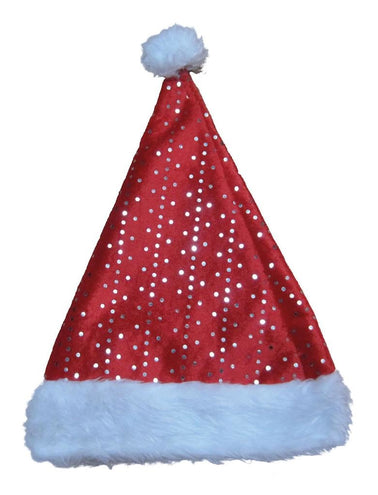 e-carnavalskleding-SYK Kerstmuts met glitters