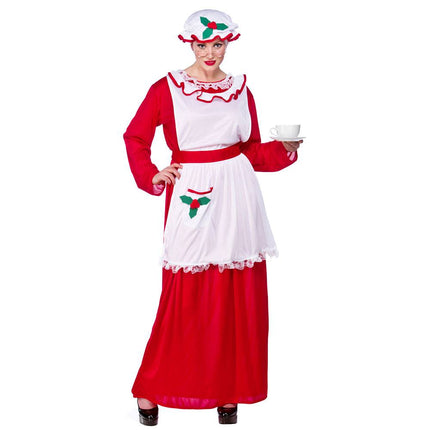 e-carnavalskleding-SYK Kerstvrouwen jurkje