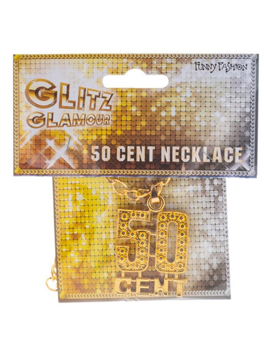e-carnavalskleding-SYK Ketting 50 cent goud