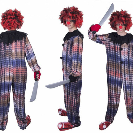e-carnavalskleding-SYK Killer clown pak Leo heren