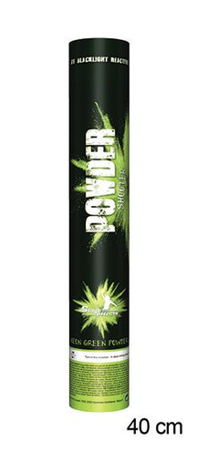 e-carnavalskleding-SYK Kleurpoeder kanon groen uv / blacklight 40cm