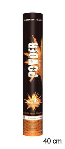 e-carnavalskleding-SYK Kleurpoeder kanon oranje uv / blacklight 40cm