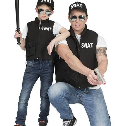e-carnavalskleding-SYK Kogelvrij swat vest voor kids