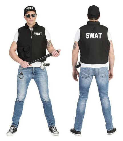 e-carnavalskleding-SYK Kogelvrij vest swat voor volwassenen