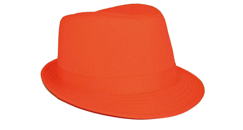 e-carnavalskleding-SYK Kojak gleufhoed Marit neon oranje