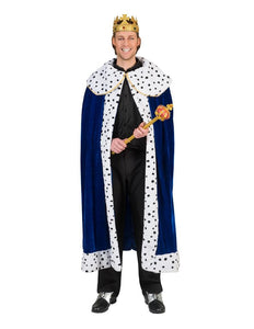 e-carnavalskleding-SYK Koningscape deluxe blauw