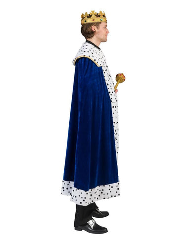 e-carnavalskleding-SYK Koningscape deluxe blauw