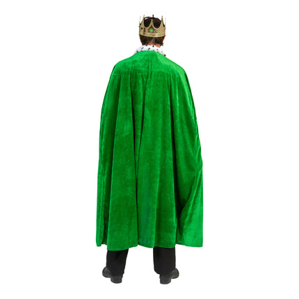 e-carnavalskleding-SYK Koningsmantel Patrick groen