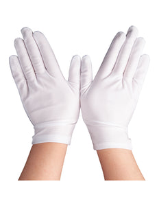 e-carnavalskleding-SYK Korte dames handschoenen wit Lini