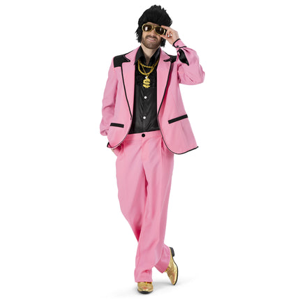 e-carnavalskleding-SYK Kostuum roze Elvio