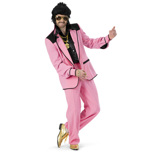e-carnavalskleding-SYK Kostuum roze Elvio