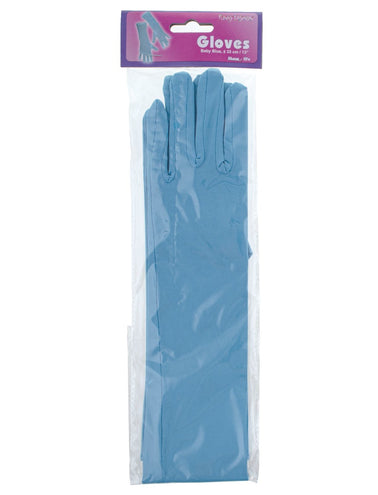 e-carnavalskleding-SYK Lange handschoenen baby blauw 33cm