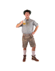 e-carnavalskleding-SYK Lederhosen Luka 100% Leer