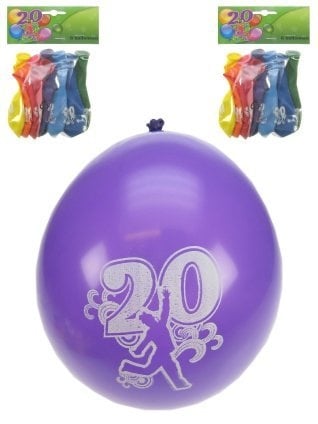 e-carnavalskleding-SYK Leeftijd ballonnen 20 jaar