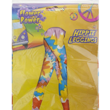e-carnavalskleding-SYK Legging flower power bloemen