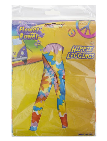 e-carnavalskleding-SYK Legging flower power bloemen