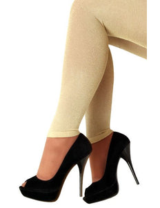 e-carnavalskleding-SYK Legging lurex goud one size