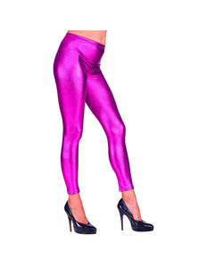 e-carnavalskleding-SYK Legging metallic paars