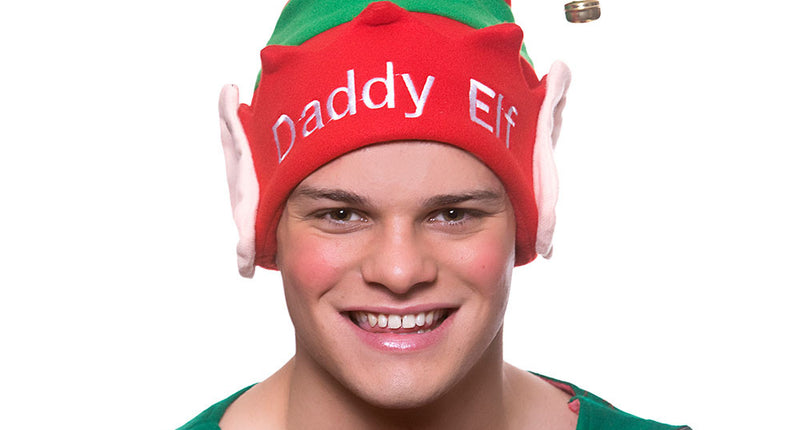 e-carnavalskleding-SYK Leuke kerstmuts papa elf