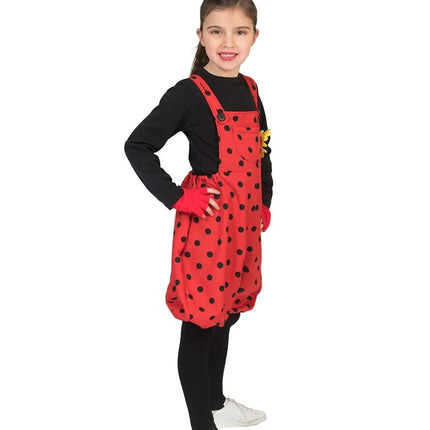 e-carnavalskleding-SYK Lieveheersbeestje meisjes overall