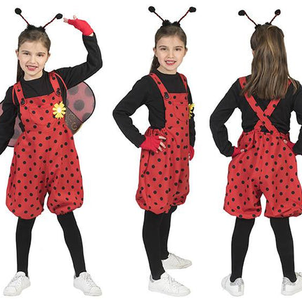 e-carnavalskleding-SYK Lieveheersbeestje meisjes overall