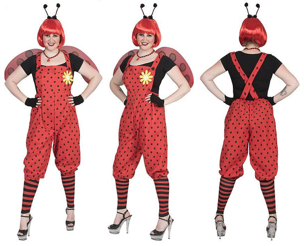 e-carnavalskleding-SYK Lieveheersbeestje overall dames