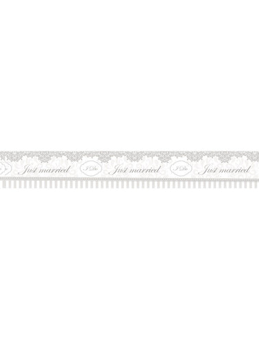 e-carnavalskleding-SYK Lint Just married 8x610cm