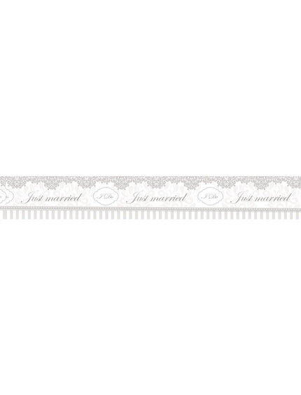 e-carnavalskleding-SYK Lint Just married 8x610cm