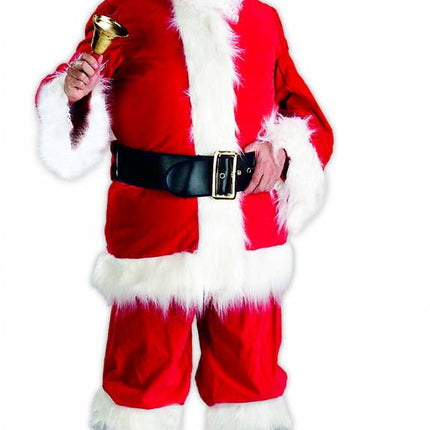 e-carnavalskleding-SYK Luxe kerstman pak rood