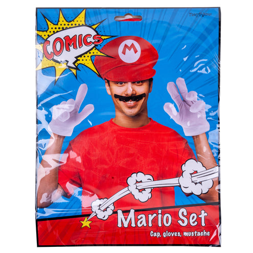 e-carnavalskleding-SYK Mario set Compleet