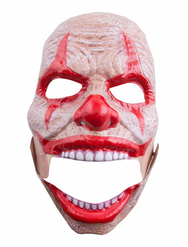 e-carnavalskleding-SYK Masker horror clown met bewegende mond