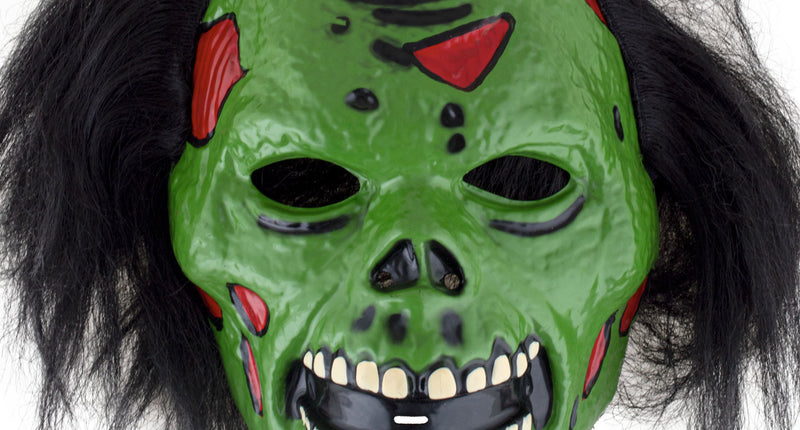 e-carnavalskleding-SYK Masker zombie met haar Creep