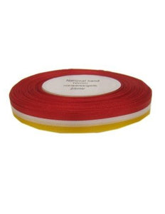 e-carnavalskleding-SYK Medaille lint rood/wit/geel