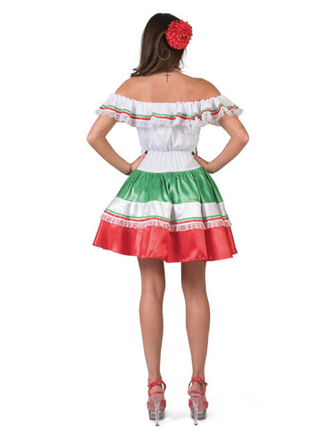 e-carnavalskleding-SYK Mexicaanse jurk  Maria dames