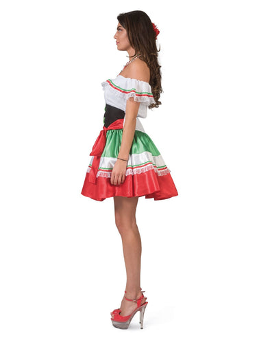 e-carnavalskleding-SYK Mexicaanse jurk  Maria dames