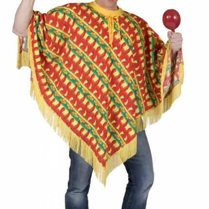 e-carnavalskleding-SYK Mexicaanse Poncho Amigo