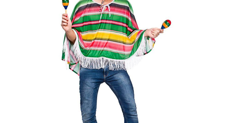 e-carnavalskleding-SYK Mexicaanse poncho budget