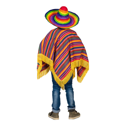 e-carnavalskleding-SYK Mexicaanse poncho Tequila kinderen