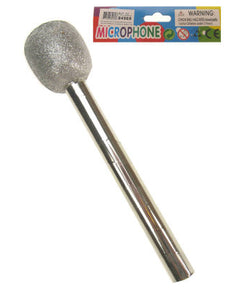 e-carnavalskleding-SYK Microfoon zilver