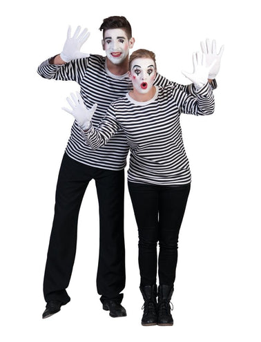 e-carnavalskleding-SYK Mime Shirt voor volwassenen