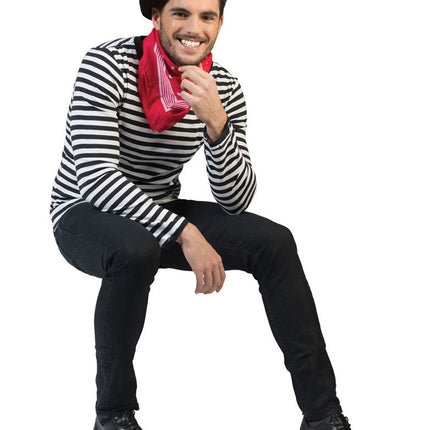 e-carnavalskleding-SYK Mime Shirt voor volwassenen
