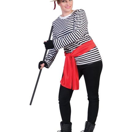 e-carnavalskleding-SYK Mime Shirt voor volwassenen